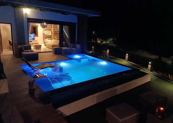 Сasa de vacaciones The Diamond Of Kriaritsi Private Pools & Hydromassage *